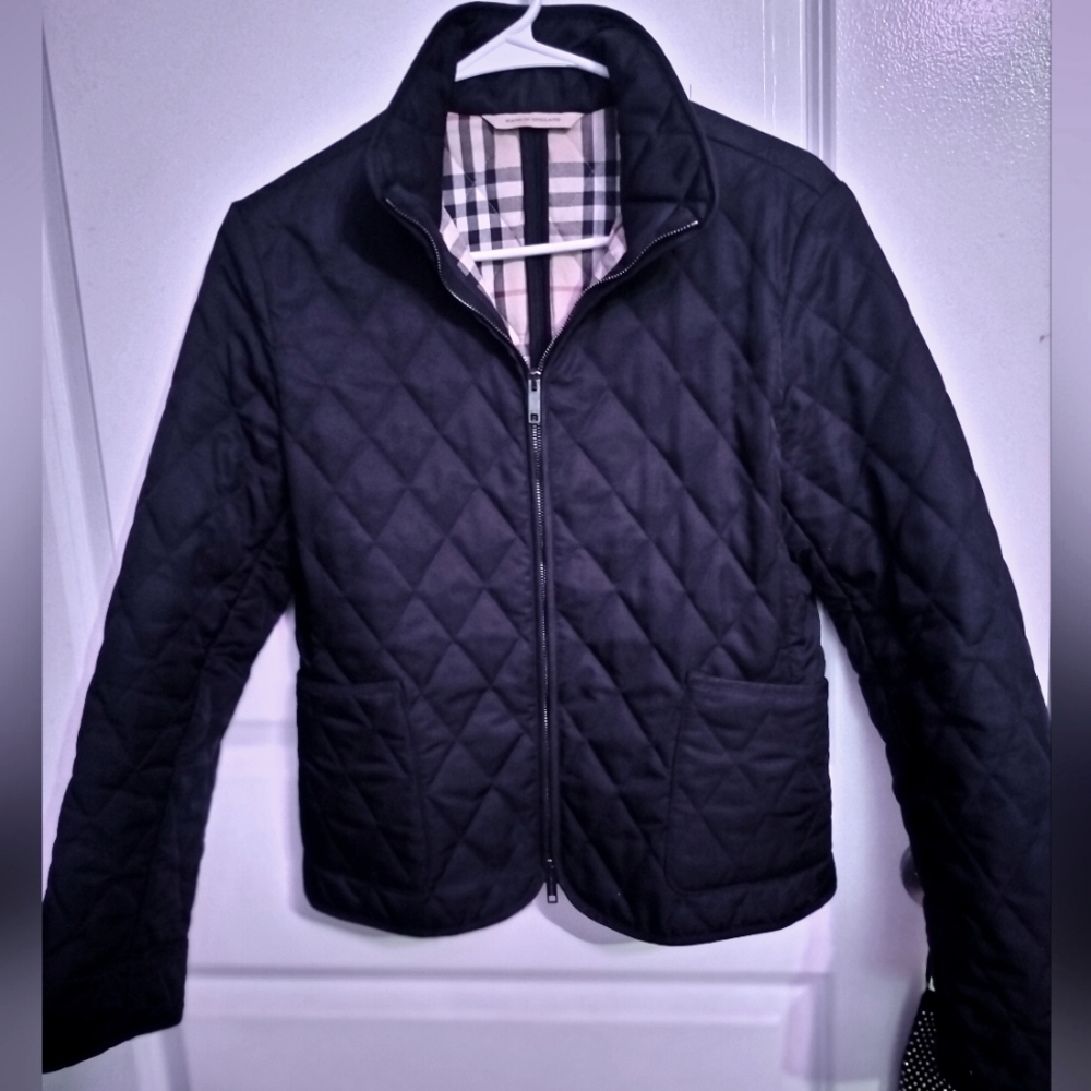 Burberry Quilted Zip Jacket